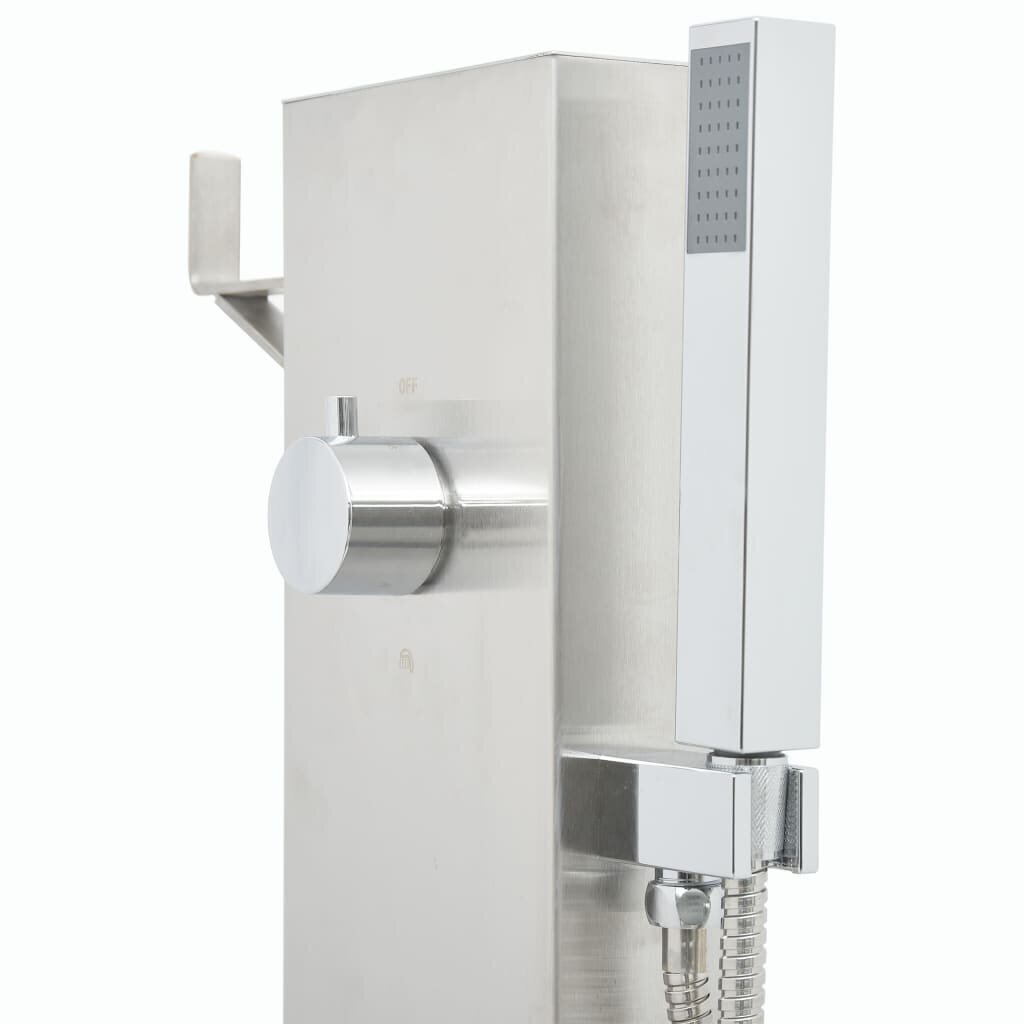 Sodo dušo maišytuvas, 110cm, nerūdijantis plienas цена и информация | Sodo baseinai ir jų priežiūros priemonės | pigu.lt