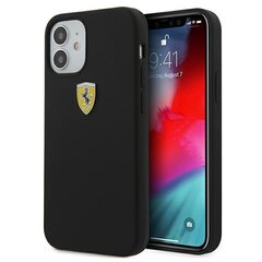 Ferrari FESSIHCP12SBK skirtas iPhone 12 mini 5.4" kaina ir informacija | Telefono dėklai | pigu.lt