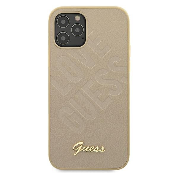 Telefono dėklas Guess GUHCP12LPUILGLG iPhone 12 Pro Max 6,7" kaina ir informacija | Telefono dėklai | pigu.lt