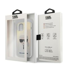 Karl Lagerfeld KLHCP12SPCKHML, skirtas iPhone 12 mini 5,4, skaidrus kaina ir informacija | Telefono dėklai | pigu.lt