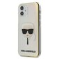 Karl Lagerfeld KLHCP12SPCKHML, skirtas iPhone 12 mini 5,4, skaidrus kaina ir informacija | Telefono dėklai | pigu.lt