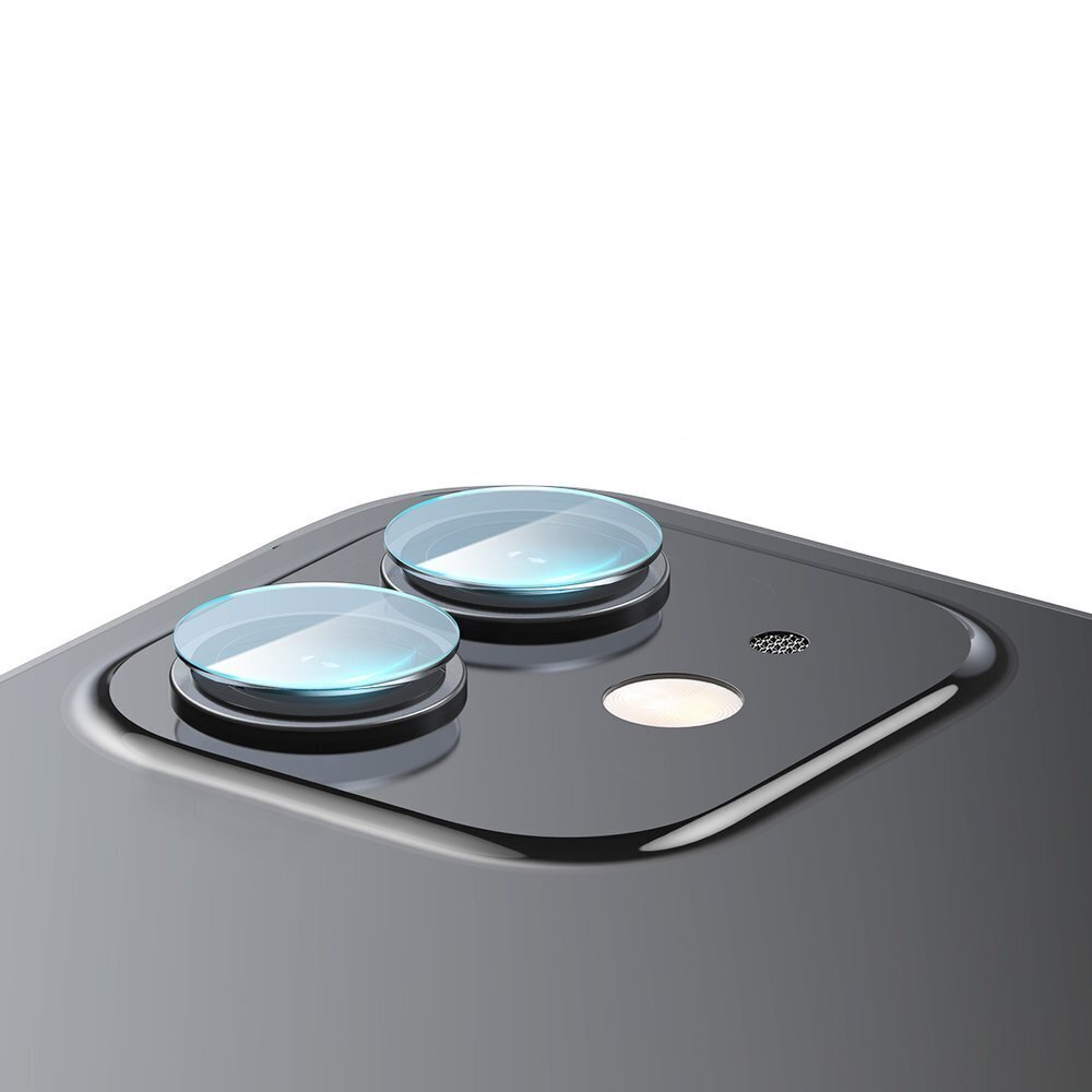 Apsaugini stiklas Baseus reinforced lens tempered glass camera protector skirtas iPhone 12 / iPhone 12 mini kaina ir informacija | Apsauginės plėvelės telefonams | pigu.lt