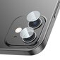 Apsaugini stiklas Baseus reinforced lens tempered glass camera protector skirtas iPhone 12 / iPhone 12 mini kaina ir informacija | Apsauginės plėvelės telefonams | pigu.lt