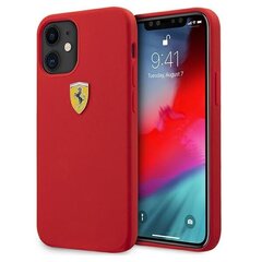 Telefono dėklas Ferrari FESSIHCP12SRE iPhone 12 mini 5,4" kaina ir informacija | Telefono dėklai | pigu.lt