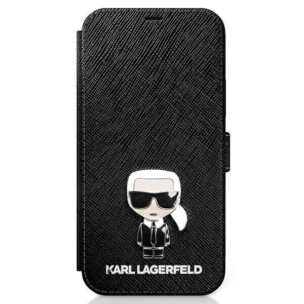 Dėklas Karl Lagerfeld KLFLBKP12MIKMSBK skirtas iPhone 12/12 Pro 6,1, juoda цена и информация | Telefono dėklai | pigu.lt