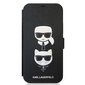Dėklas Karl Lagerfeld KLFLBKP12SSAKICKCBK skirtas iPhone 12 mini 5,4, juoda kaina ir informacija | Telefono dėklai | pigu.lt