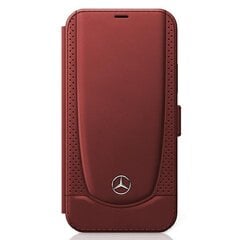 Чехол Mercedes MEFLBKP12MARMRE для iPhone 12/12 Pro 6.1, красный цена и информация | Чехлы для телефонов | pigu.lt