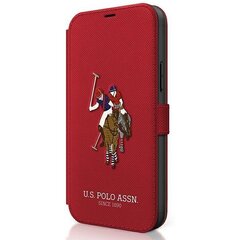 U.S. Polo ASSN, skirtas iPhone 12 Pro Max, raudonas kaina ir informacija | Telefono dėklai | pigu.lt