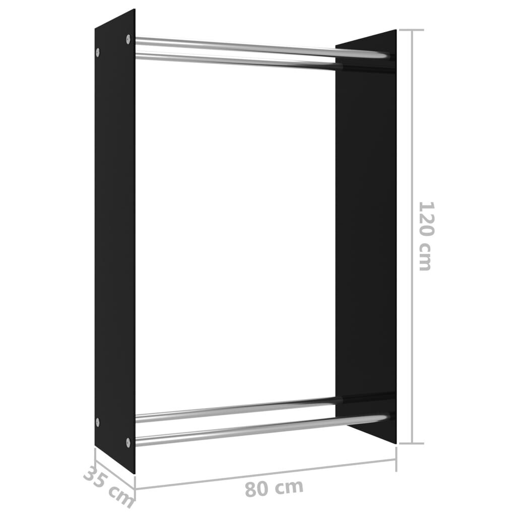 Stovas malkoms, 80x35x120 cm kaina ir informacija | Priedai šildymo įrangai | pigu.lt