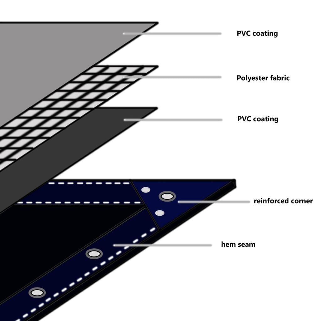 Tentas, 8 x 6 m, baltas kaina ir informacija | Skėčiai, markizės, stovai | pigu.lt