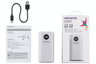 Adata P10000QCD, 10000 mAh kaina ir informacija | ADATA Mobilieji telefonai ir jų priedai | pigu.lt