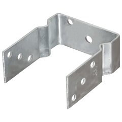 Tvoros stulpai, 12vnt., sidabrinės spalvos, 12x6x15cm, plienas kaina ir informacija | Mechaniniai įrankiai | pigu.lt