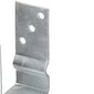 Tvoros stulpai, 6vnt., sidabrinės spalvos, 7x6x15cm, plienas цена и информация | Mechaniniai įrankiai | pigu.lt