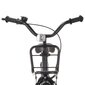 Vaikiškas dviratis VidaXL, 20", juodas kaina ir informacija | Dviračiai | pigu.lt