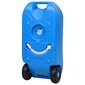 Vandens bakas su ratukais stovyklavimui, 40 l, mėlynas kaina ir informacija | Komposto dėžės, lauko konteineriai | pigu.lt