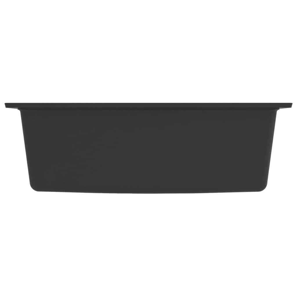 Virtuvės plautuvė, juoda kaina ir informacija | Virtuvinės plautuvės | pigu.lt