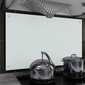 vidaXL virtuvės sienelė, 100x60 cm, balta цена и информация | Virtuvės baldų priedai | pigu.lt