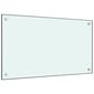 vidaXL virtuvės sienelė, 70x40 cm, balta kaina ir informacija | Virtuvės baldų priedai | pigu.lt
