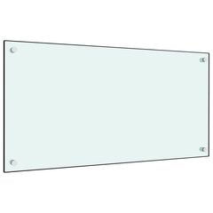 vidaXL virtuvės sienelė 80x40 cm, balta kaina ir informacija | Virtuvės baldų priedai | pigu.lt