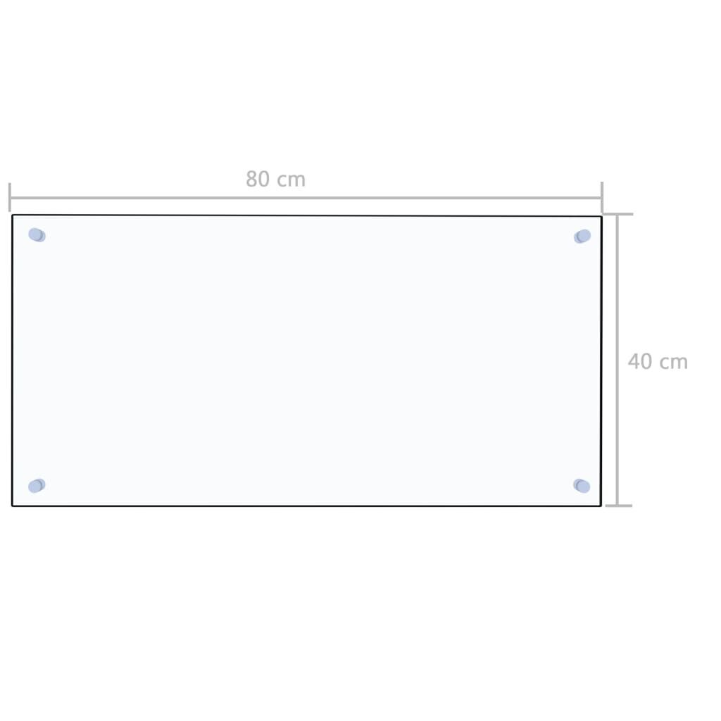 vidaXL virtuvės sienelė, 80x40 cm kaina ir informacija | Virtuvės baldų priedai | pigu.lt