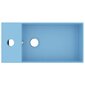 Vonios kambario praustuvas, šviesiai mėlynas, keraminis kaina ir informacija | Praustuvai | pigu.lt