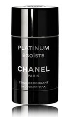 Pieštukinis dezodorantas Chanel Platinum Egoiste vyrams 75 ml kaina ir informacija | Parfumuota kosmetika vyrams | pigu.lt
