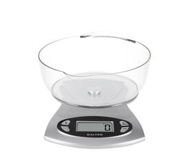 Salter 1069 SVDR 5KG Electronic Kitchen Scale - Silver цена и информация | Весы (кухонные) | pigu.lt