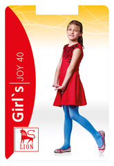 Vaikiškos pėdkelnės JOY 40, mėlynos kaina ir informacija | Kojinės, pėdkelnės mergaitėms | pigu.lt