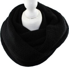 Шарф вязаный, черный цена и информация | Женские шарфы, платки | pigu.lt