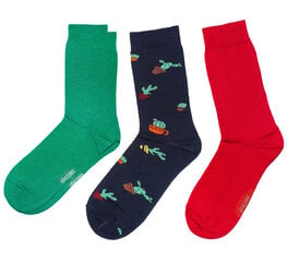 Мужские носки "Ромбы" (3 пары в упаковке) цена и информация | Мужские носки | pigu.lt