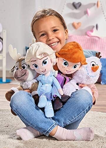 Elsa Disney Frozen 2, Friends, 25 cm kaina ir informacija | Minkšti (pliušiniai) žaislai | pigu.lt