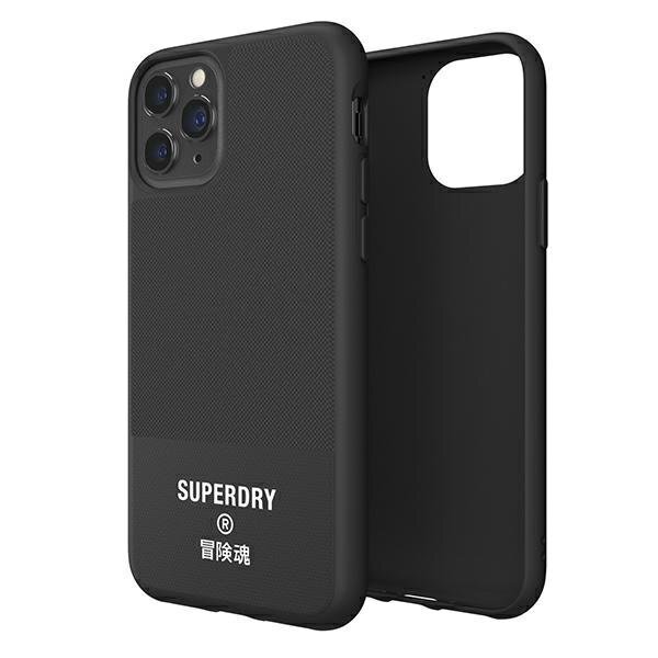 Dr Nona SuperDry Molded Canvas, skirtas iPhone 11 Pro Max, juodas kaina ir informacija | Telefono dėklai | pigu.lt