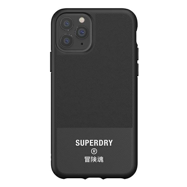 Dr Nona SuperDry Molded Canvas, skirtas iPhone 11 Pro Max, juodas kaina ir informacija | Telefono dėklai | pigu.lt