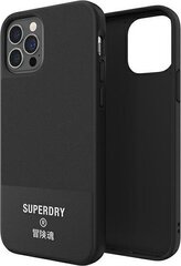 Supcase SuperDry Molded Canvas iPhone 12 Pro Max black kaina ir informacija | Telefono dėklai | pigu.lt