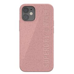 Чехол SuperDry для iPhone 12 mini, розовый цена и информация | Чехлы для телефонов | pigu.lt