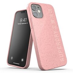 Чехол SuperDry для iPhone 12 mini, розовый цена и информация | Чехлы для телефонов | pigu.lt