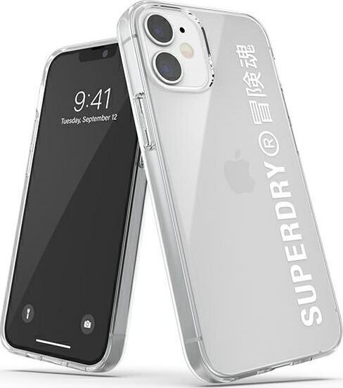 SuperDry Snap iPhone 12 mini kaina ir informacija | Telefono dėklai | pigu.lt
