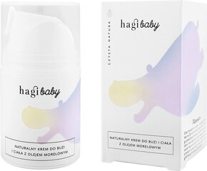 Крем для лица и тела младенцев с абрикосовым маслом Hagi, 50 мл цена и информация | Косметика для мам и детей | pigu.lt