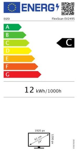 Eizo FlexScan EV2495 kaina ir informacija | Monitoriai | pigu.lt