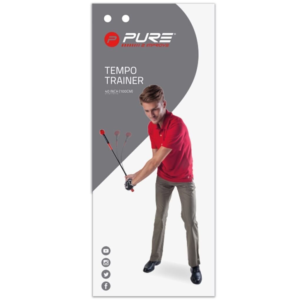 Golfo treniruoklis Pure2Improve, 100 cm kaina ir informacija | Golfas | pigu.lt