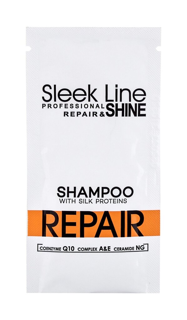 Atkuriamasis, drėkinamasis plaukų šampūnas Stapiz Sleek Line Repair 15 ml kaina ir informacija | Šampūnai | pigu.lt