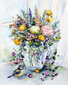 Tapybos pagal skaičius rinkinys 40x50 cm "Meadow Flowers Bouquet" kaina ir informacija | Tapyba pagal skaičius | pigu.lt