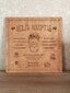 Graviruota medinė lentelė "Meilės receptas", 26 x 26cm kaina ir informacija | Kitos originalios dovanos | pigu.lt