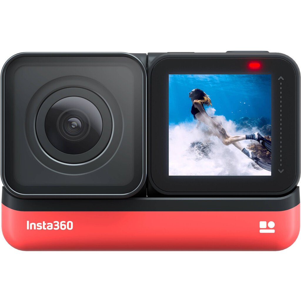 Insta360 One R 4K, juoda kaina ir informacija | Veiksmo ir laisvalaikio kameros | pigu.lt