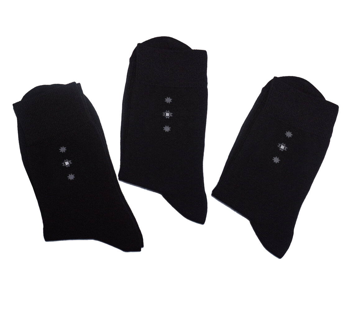 Vyriškos kojinės 3 žvaigždutės, juodos цена и информация | Vyriškos kojinės | pigu.lt