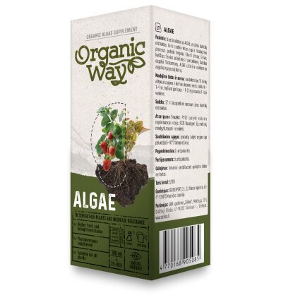 Organic Way jūros dumblių ekstraktas nuo streso - Algae kaina ir informacija | Skystos trąšos | pigu.lt