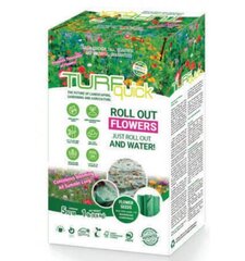 Turfquick gėlės tekstilėje Wild Flowers 5m² kaina ir informacija | Vejiniai žolių mišiniai | pigu.lt