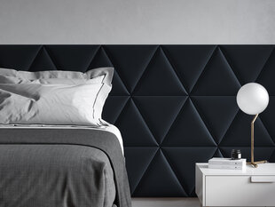 Мягкие настенные панели Mazzini Sofas Heather L3, 3 шт., темно-серые цена и информация | Мягкие стеновые панели | pigu.lt