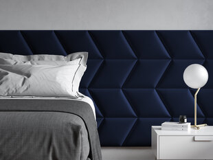 Мягкие настенные панели, 3 шт., Mazzini Sofas Malva L6, синие цена и информация | Мягкие стеновые панели | pigu.lt