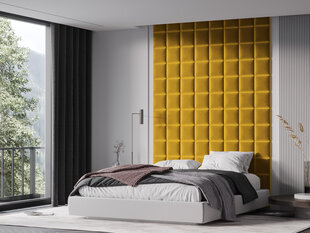 Мягкие настенные панели, 3 шт., Mazzini Sofas Sedum R1, желтые цена и информация | Мягкие стеновые панели | pigu.lt